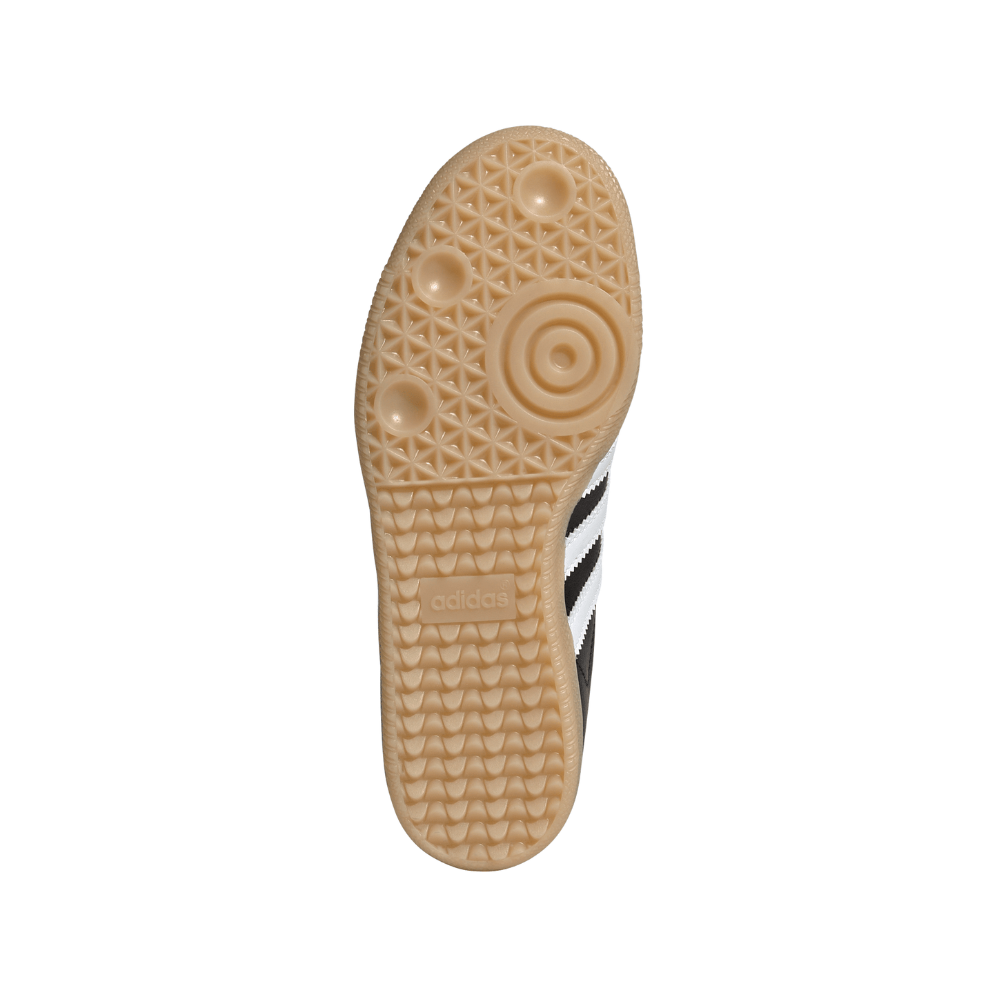 Big Kids' Adidas Samba OG J "Black White Beige Gum"