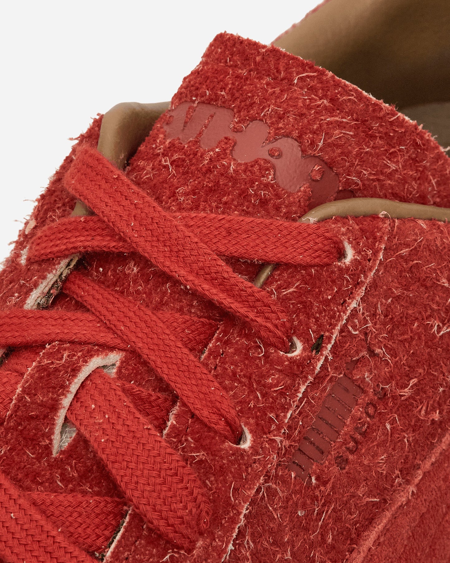Daniëlle Cathari Suede Fuzzy Sneakers Mars Red