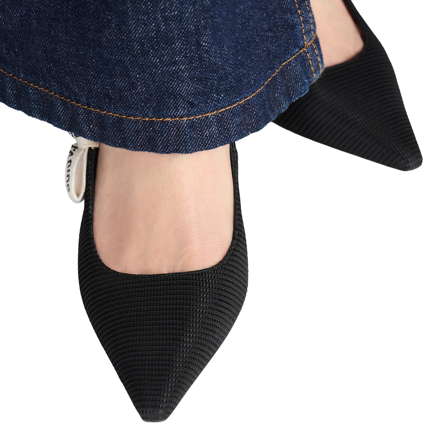Dior J'Adior Technical Fabric Black Slingback Pump