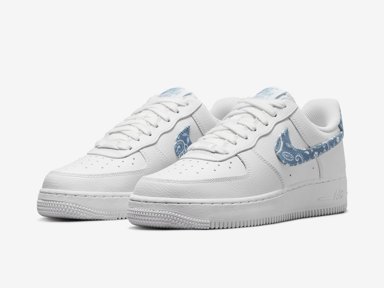 Nike Air Force 1 Low White Blue Paisley (W)