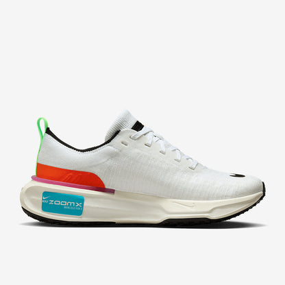 Nike Invincible Run Flyknit 3 - White/Lime Blast-Black