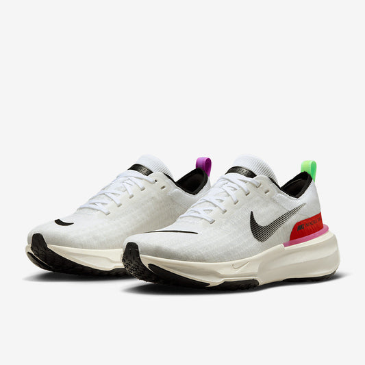 Nike Invincible Run Flyknit 3 - White/Lime Blast-Black