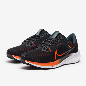 Nike Pegasus 40 - Black/Safety Orange-Khaki