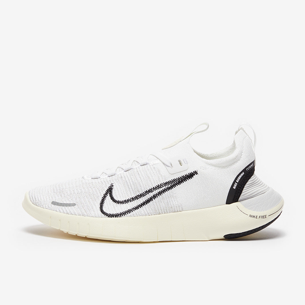 Nike Womens Free Run Next Nature Flyknit - White/Black-Coconut Milk