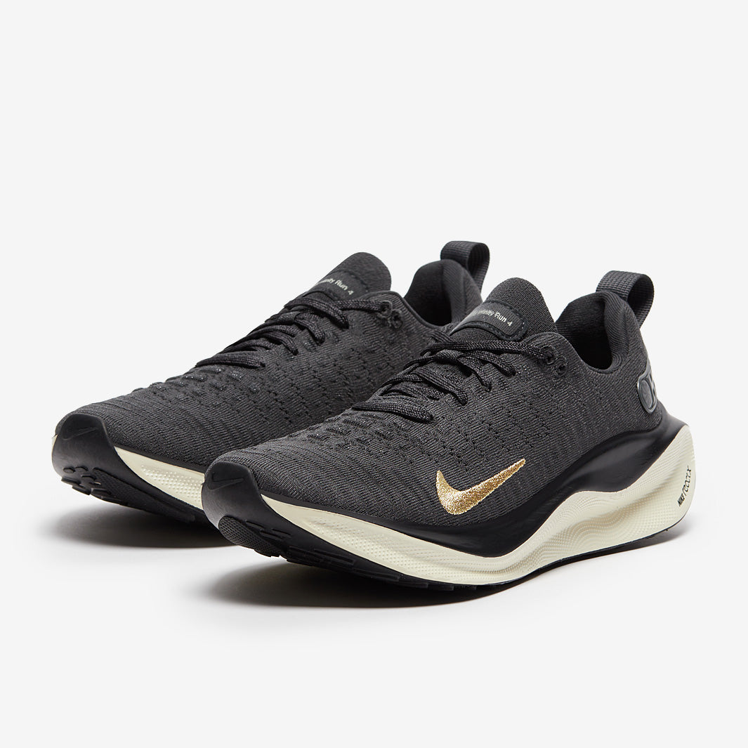 Nike Womens Infinity Run 4 - Dk Smoke Grey/Metallic Gold