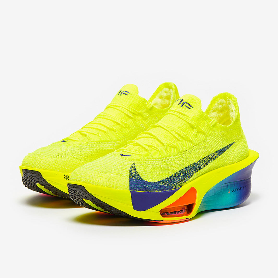 Nike Womens Alphafly Next Percent 3 - Volt/Concord-Dusty Cactus