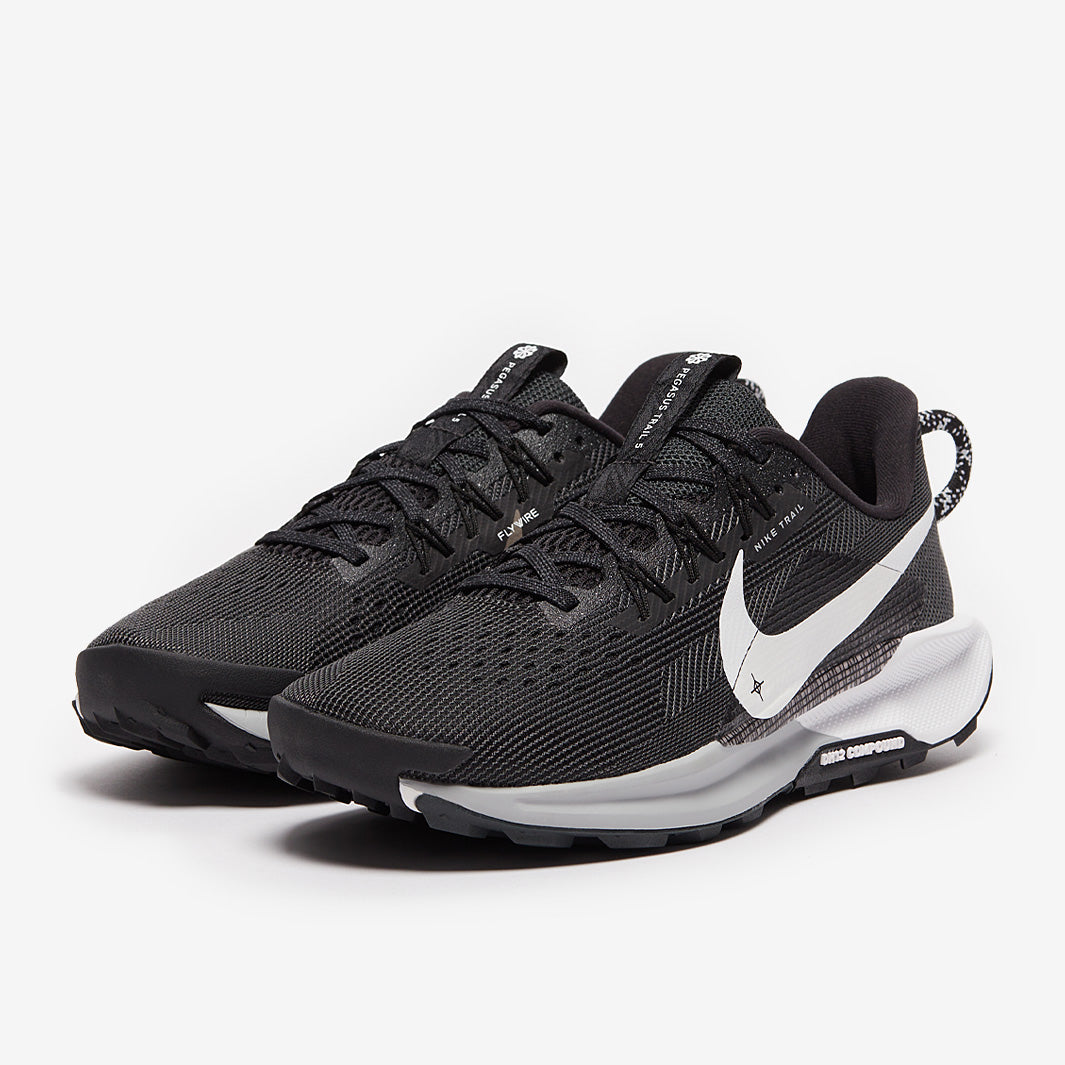 Nike Womens Pegasus Trail 5 - Black/White-Anthracite