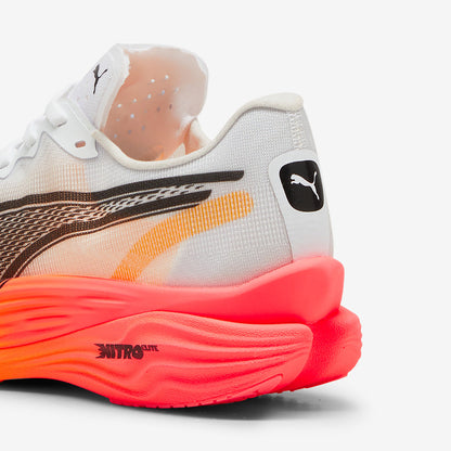 Puma Deviate Nitro Elite 3 FGL - Puma White-Sunset Glow