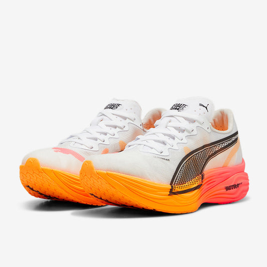 Puma Deviate Nitro Elite 3 FGL - Puma White-Sunset Glow