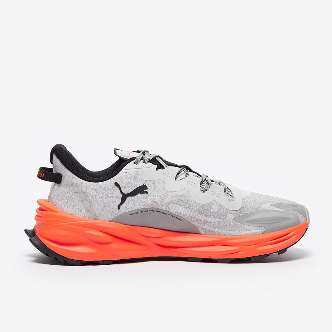 Puma Fast-Trac Nitro 3 - Smokey Gray-Flame Flicker