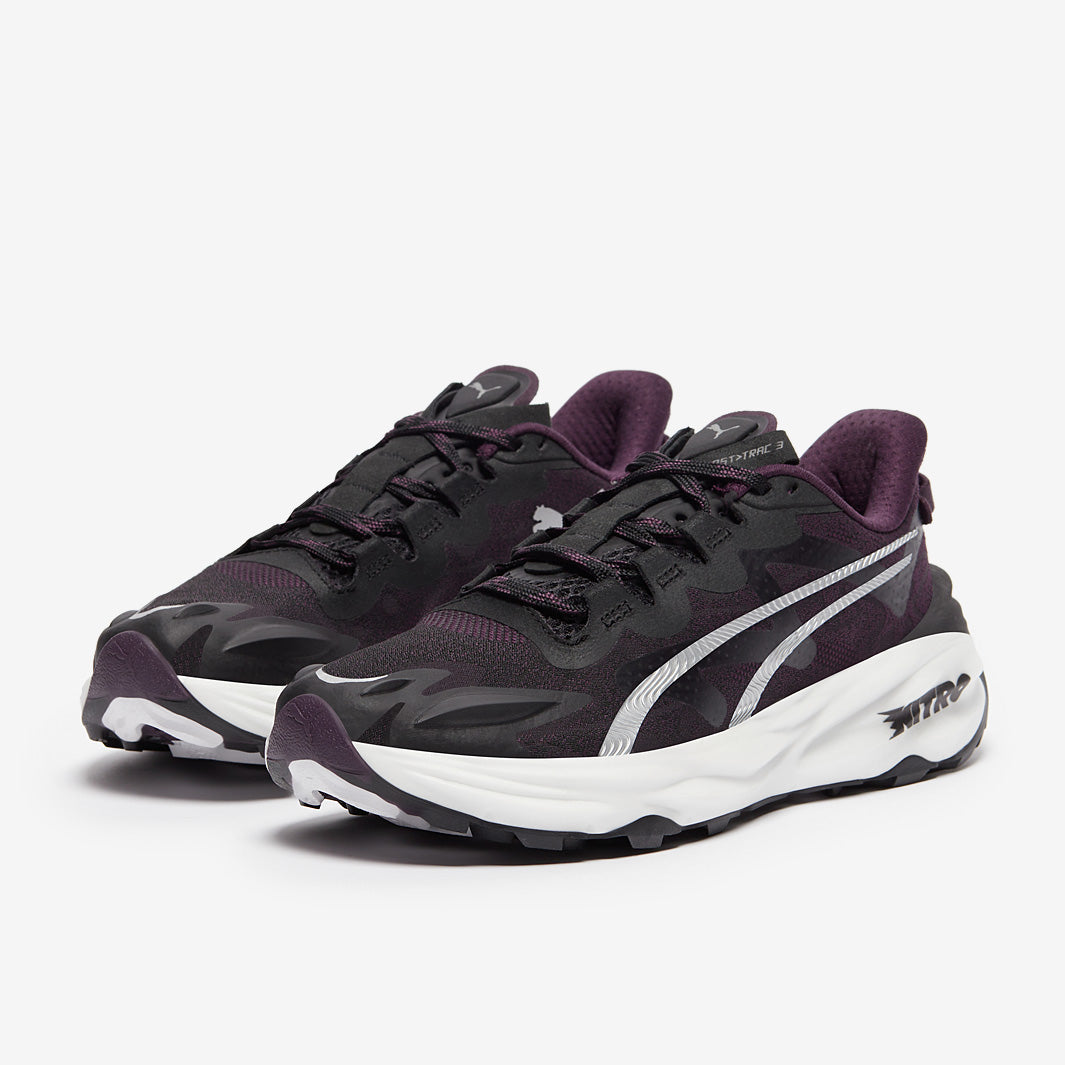 Puma Womens Fast-Trac Nitro 3 - Puma Black-Midnight Plum