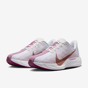 Nike Womens Pegasus Plus - White/Mtlc Red Bronze