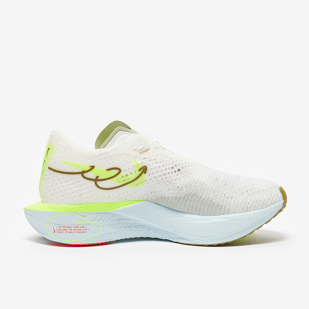 Nike Womens Vaporfly 3 - Sail/Glacier Blue-Olive Aura