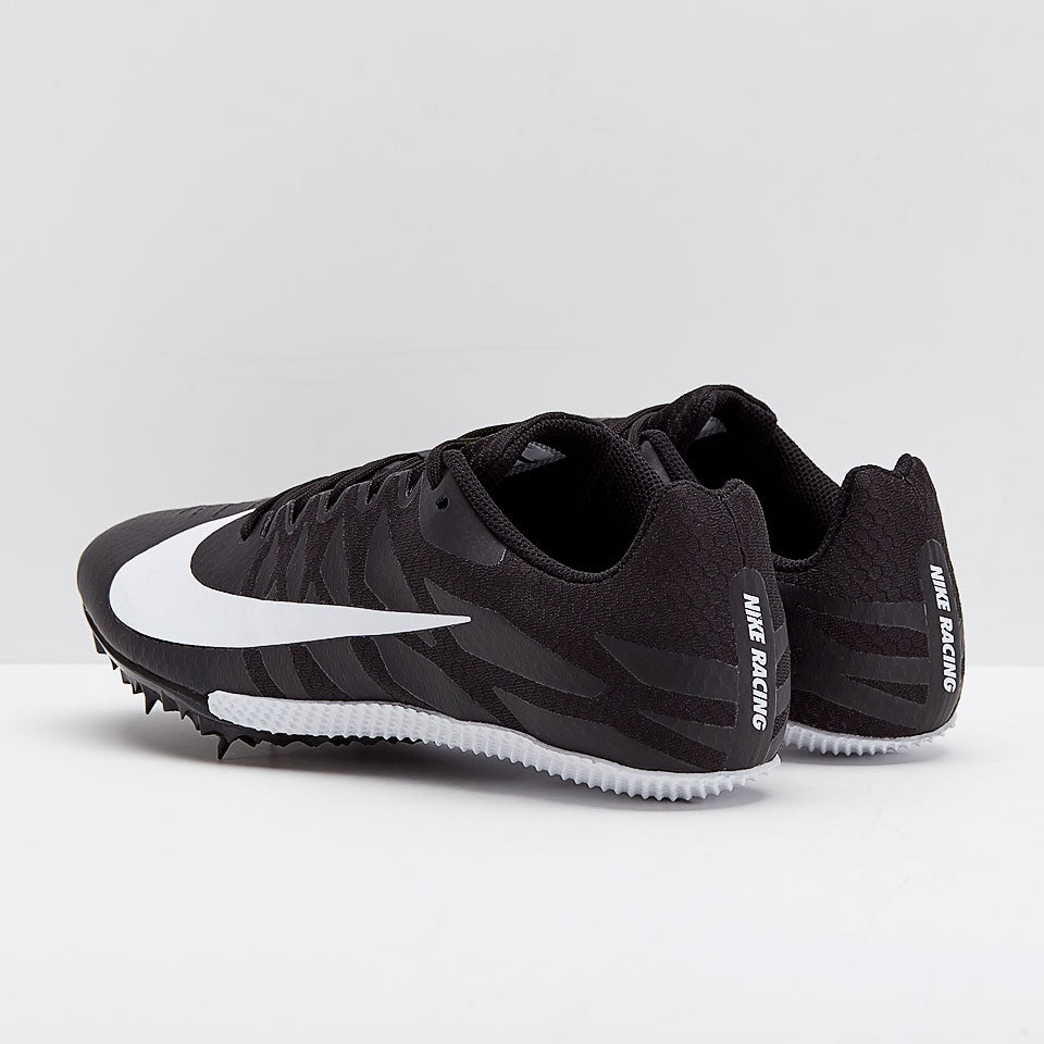Nike Zoom Rival S 9 - Black/White/Volt - Black/White