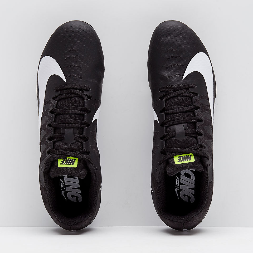 Nike Zoom Rival S 9 - Black/White/Volt - Black/White
