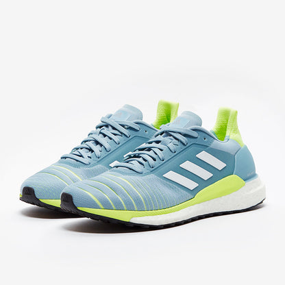 adidas Womens Solar Glide - ash grey/ftwr white/hi