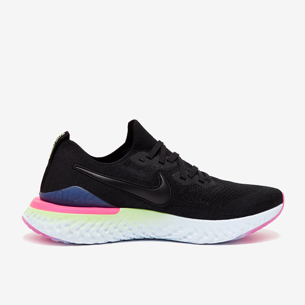 Nike Epic React Flyjknit 2 - Black/Black-Sapphire