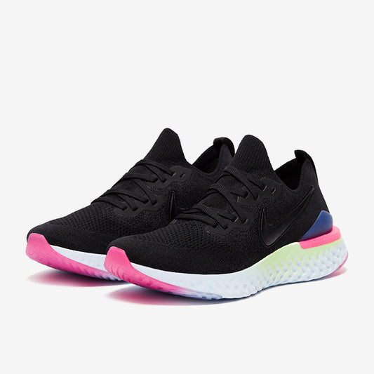 Nike Epic React Flyjknit 2 - Black/Black-Sapphire
