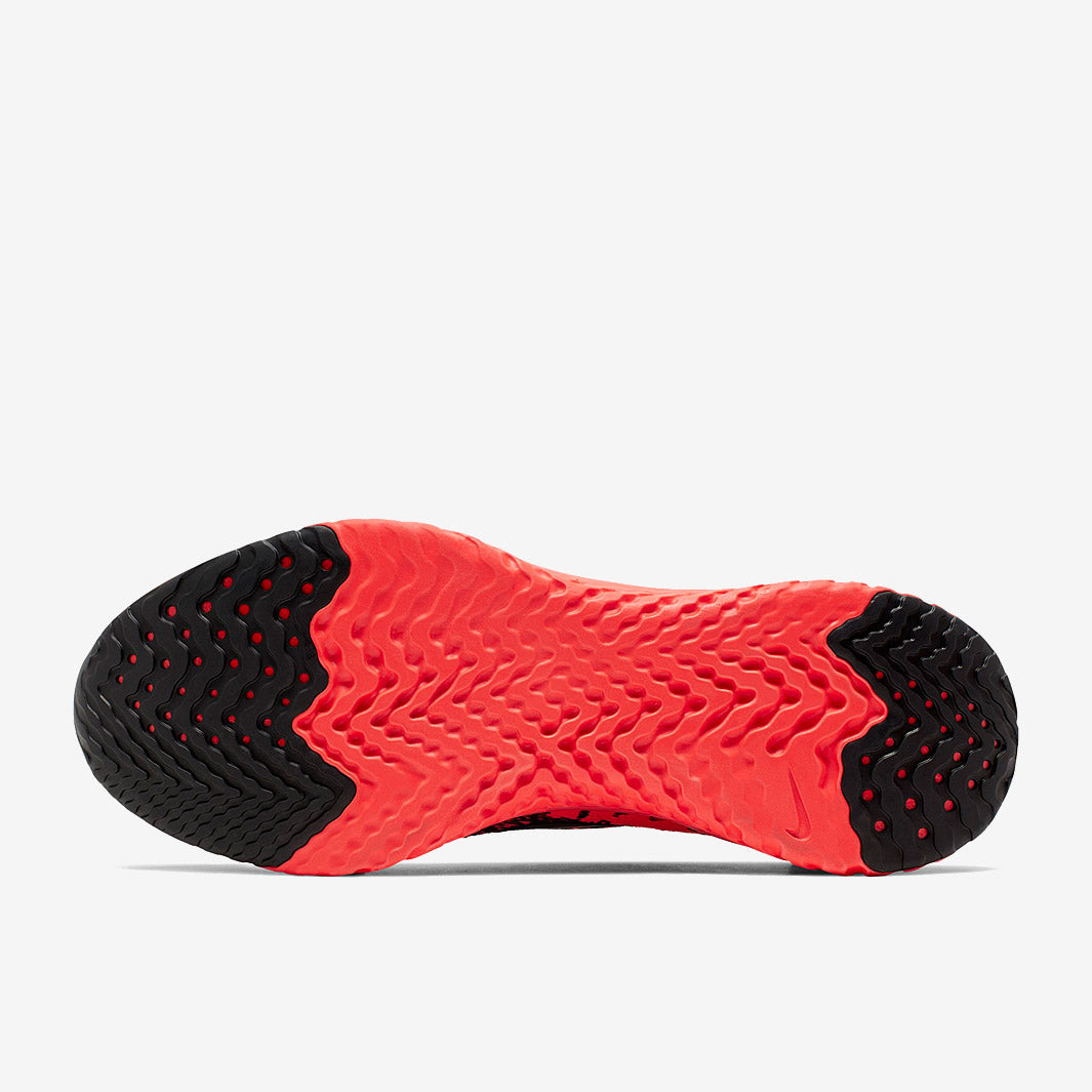 Nike Epic React Flyknit 2 - Black/Black-Bright Crimson