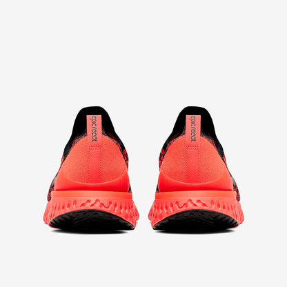 Nike Epic React Flyknit 2 - Black/Black-Bright Crimson