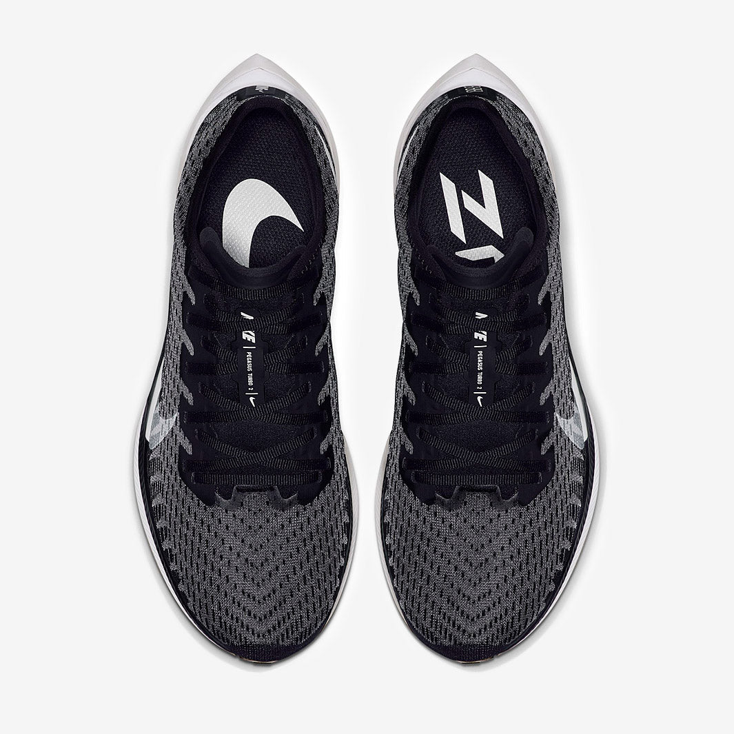Nike Womens Pegasus Turbo 2 - Black/White-Gunsmoke