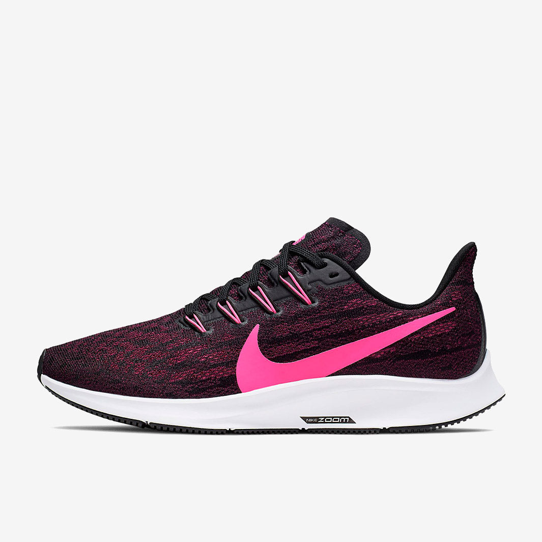 Nike Womens Air Zoom Pegasus 36 - Black/Pink Blast-True Berry