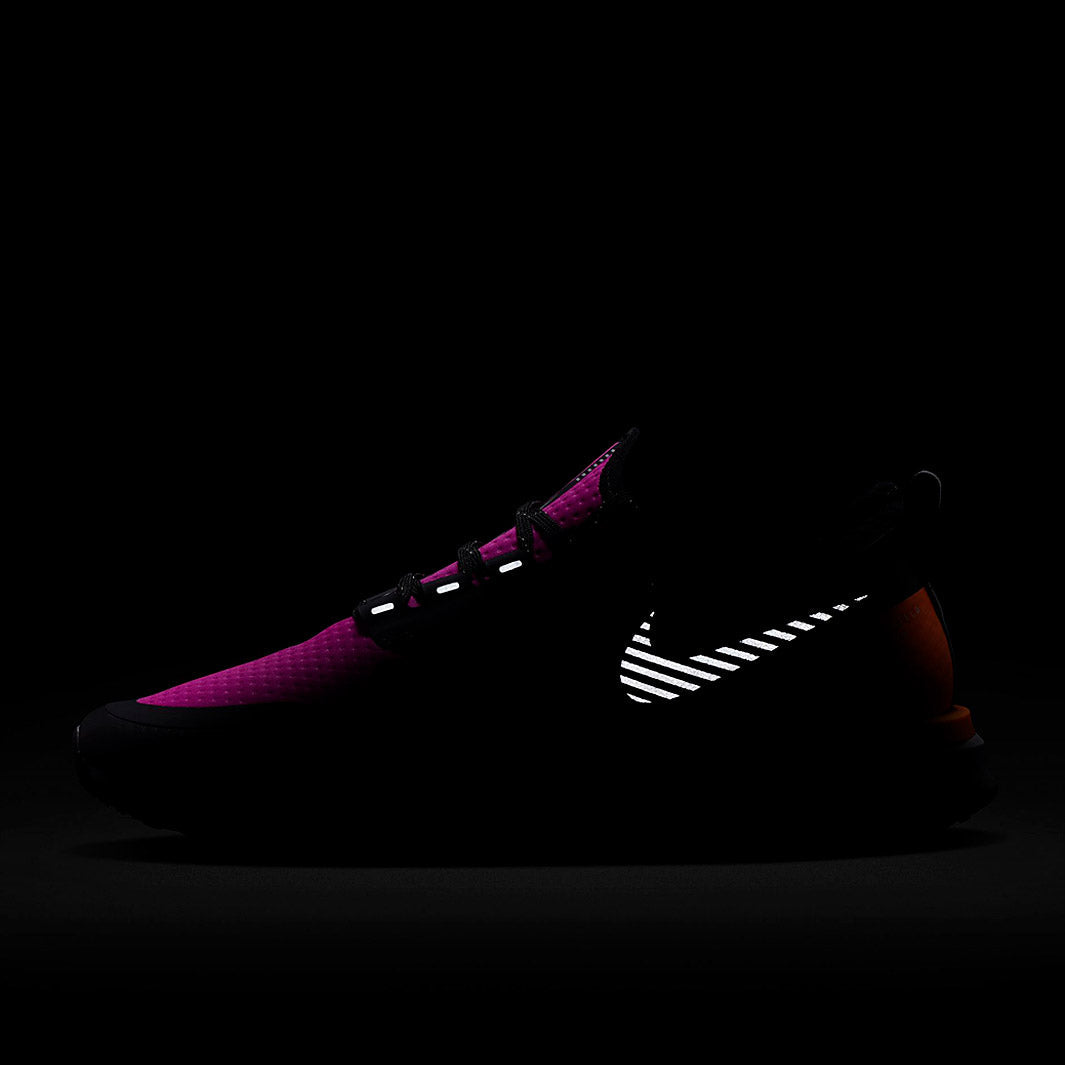 Nike Womens Odyssey React 2 Shield - Fire Pink/Metallic Silver