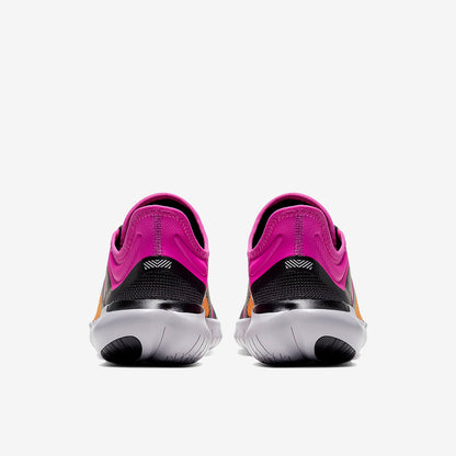 Nike Womens Free RN 5.0 Shield - Fire Pink/Metallic Silver