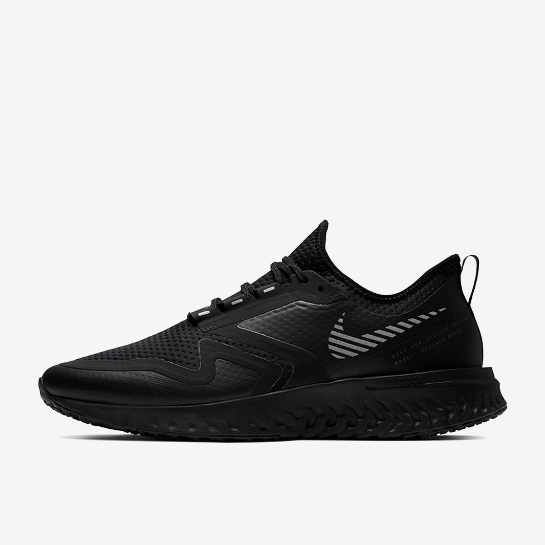 Nike Odyssey React 2 Shield - Black/Black