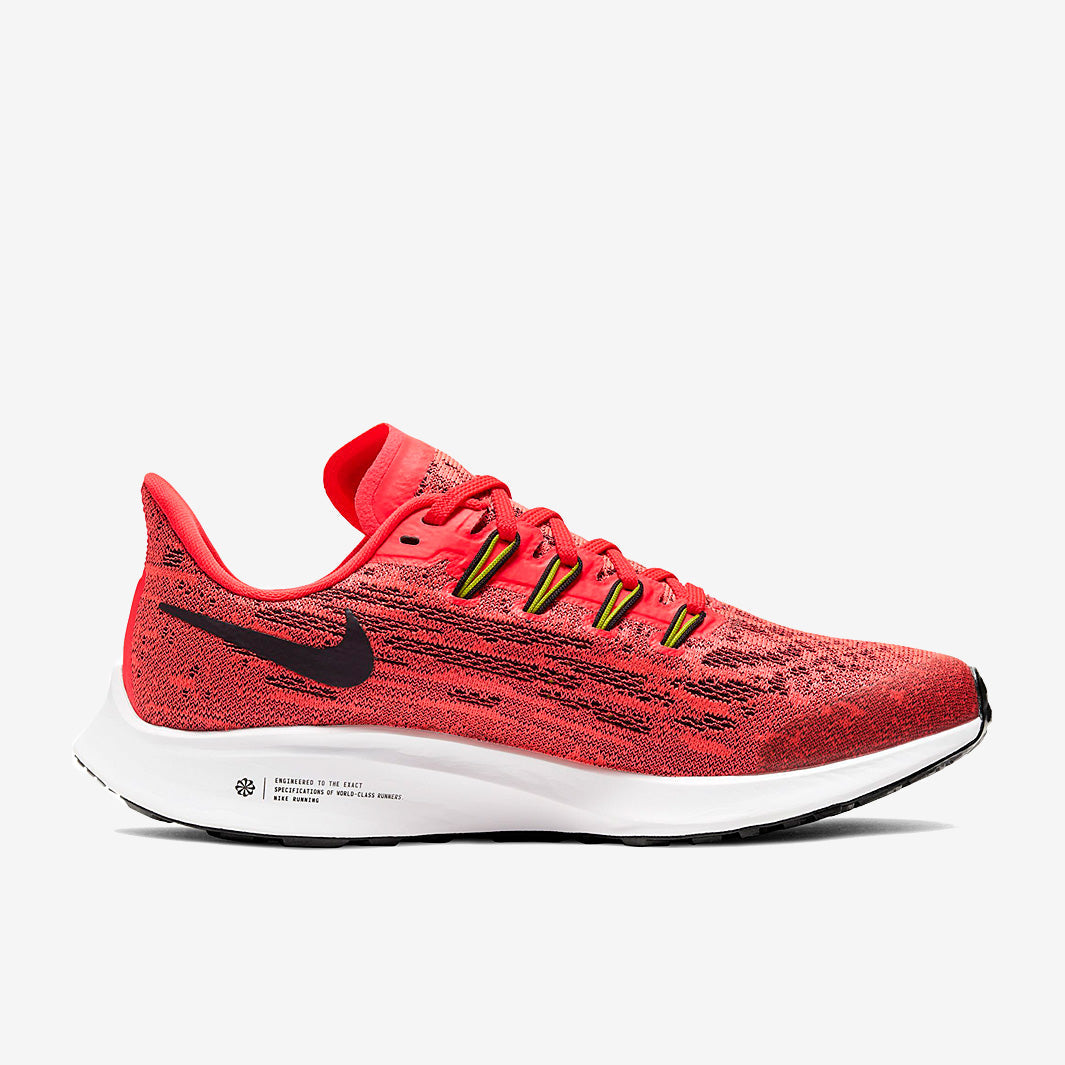 Nike Girls Air Zoom Pegasus 36 - Laser Crimson/Black-Bright Cactus