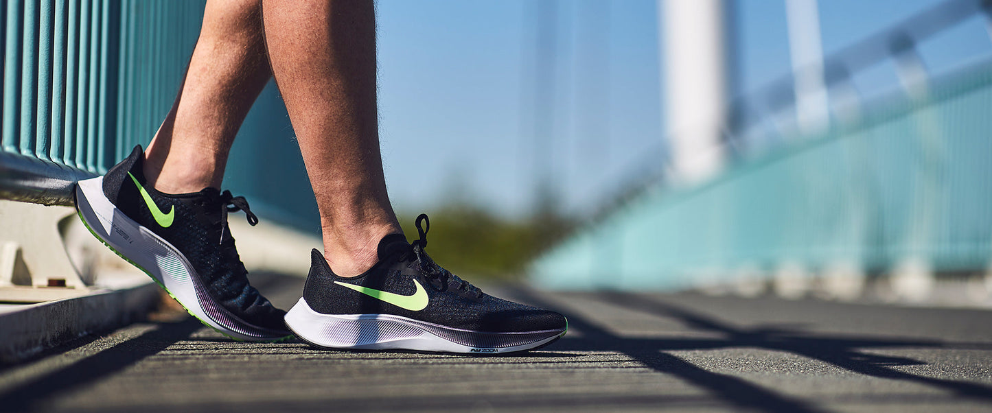 Nike Air Zoom Pegasus 37 - Black/Lime Blast-Blue