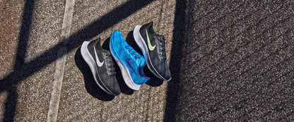 Nike Air Zoom Pegasus 37 - Black/Lime Blast-Blue