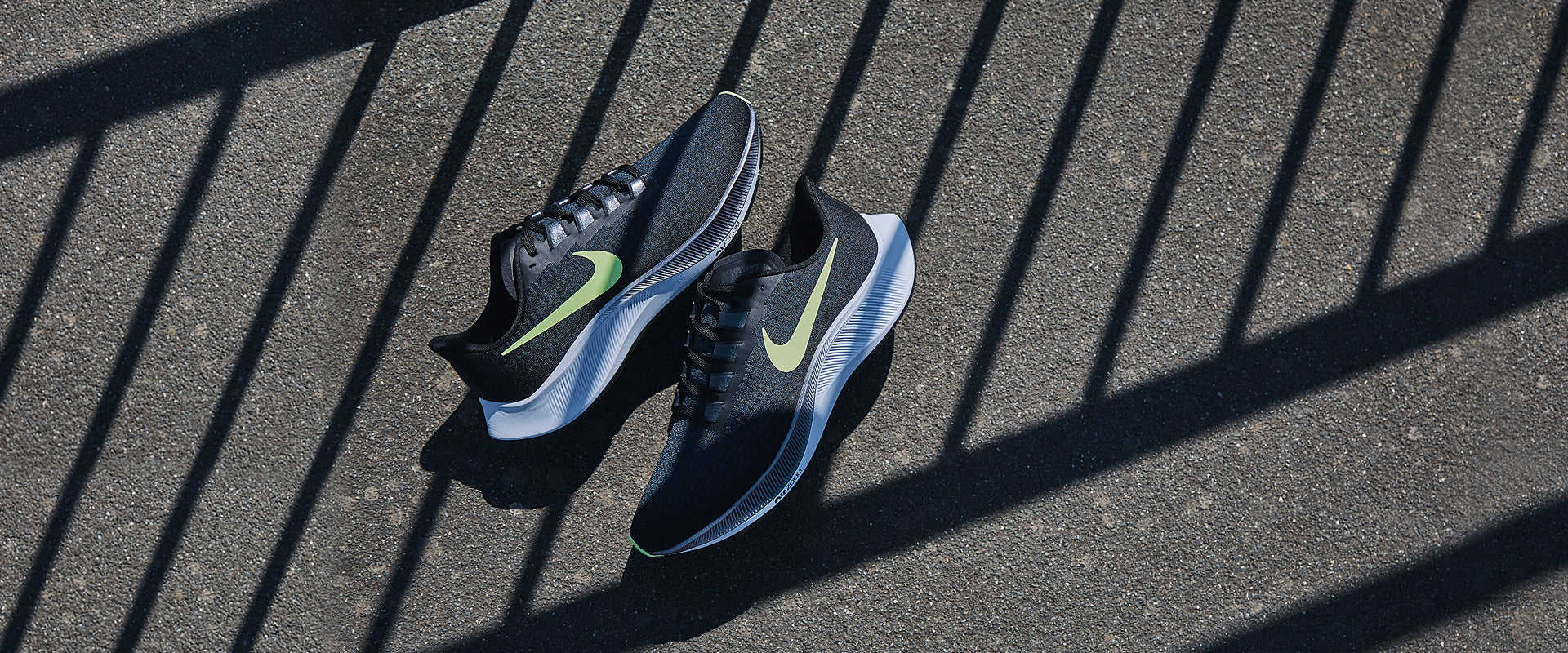 Nike Air Zoom Pegasus 37 - Black/Lime Blast-Blue