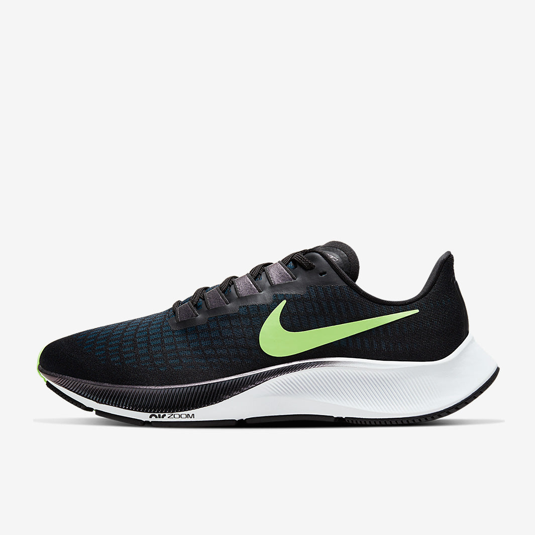 Nike Air Zoom Pegasus 37 - Black/Lime Blast-Blue