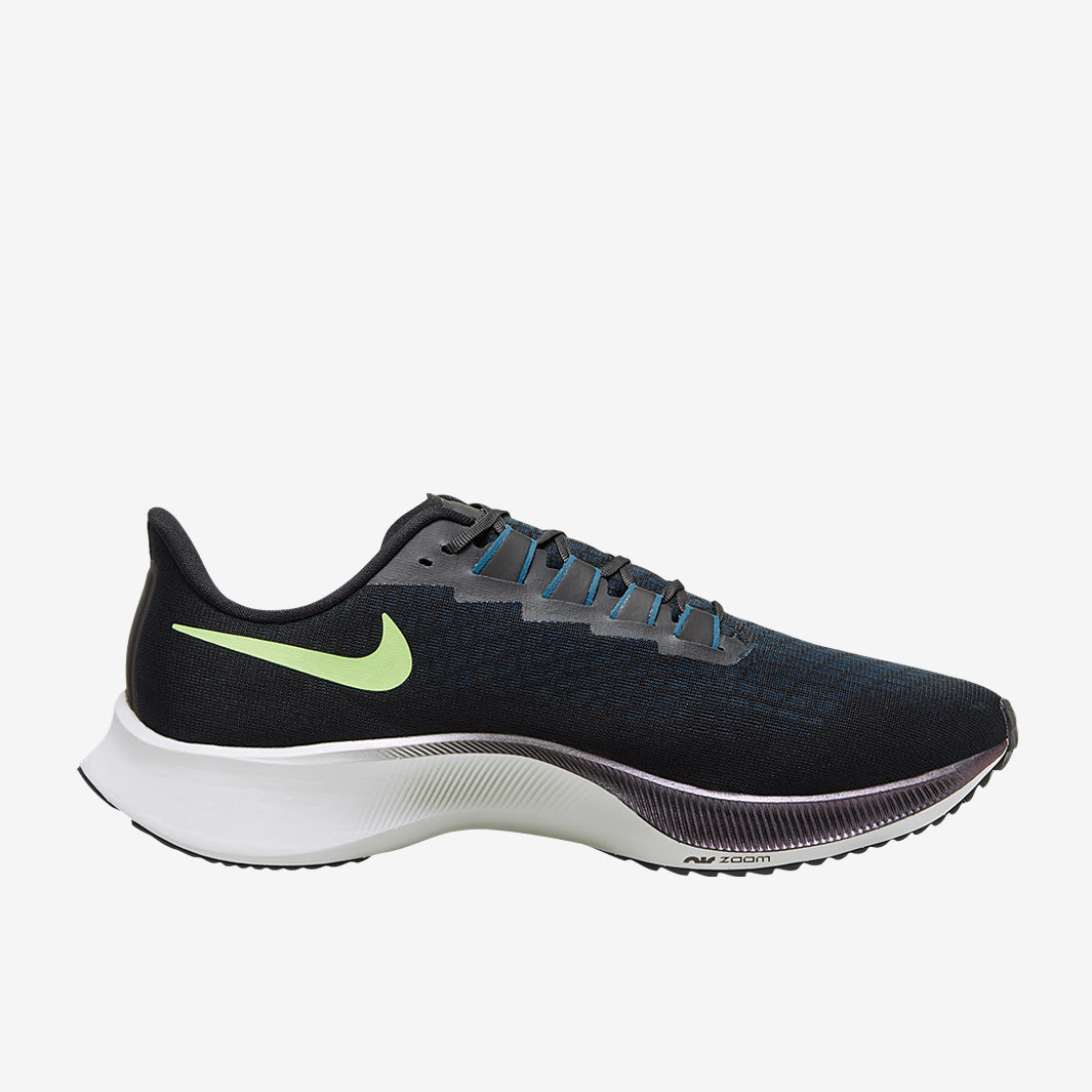 Nike Air Zoom Pegasus 37 - Black/Lime Blast-Blue