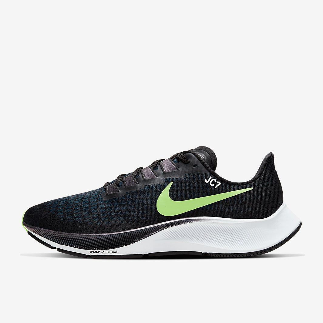 Nike Air Zoom Pegasus 37 - Black/Lime Blast-Blue