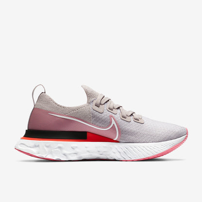 Nike Womens React Infinity Run Flyknit - Violet Ash/White