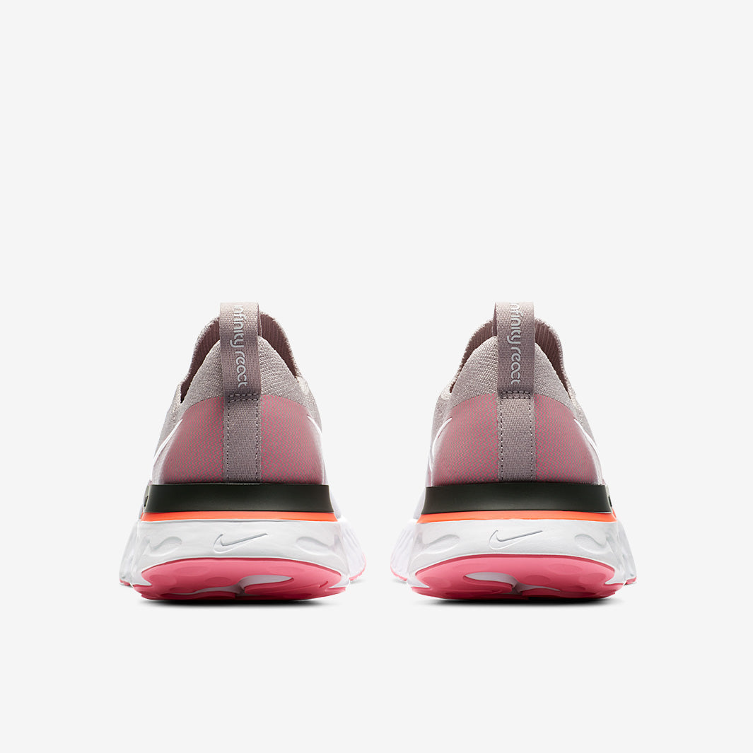 Nike Womens React Infinity Run Flyknit - Violet Ash/White