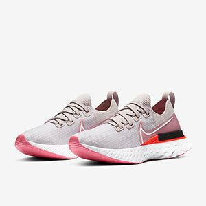 Nike Womens React Infinity Run Flyknit - Violet Ash/White