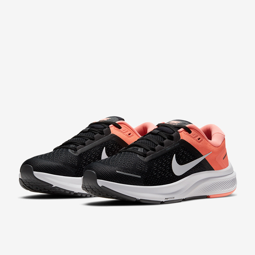 Nike Womens Air Zoom Structure 23 - Black/White-Crimson Pulse
