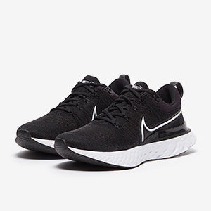 Nike Womens React Infinity Run Flyknit 2 - Black/White