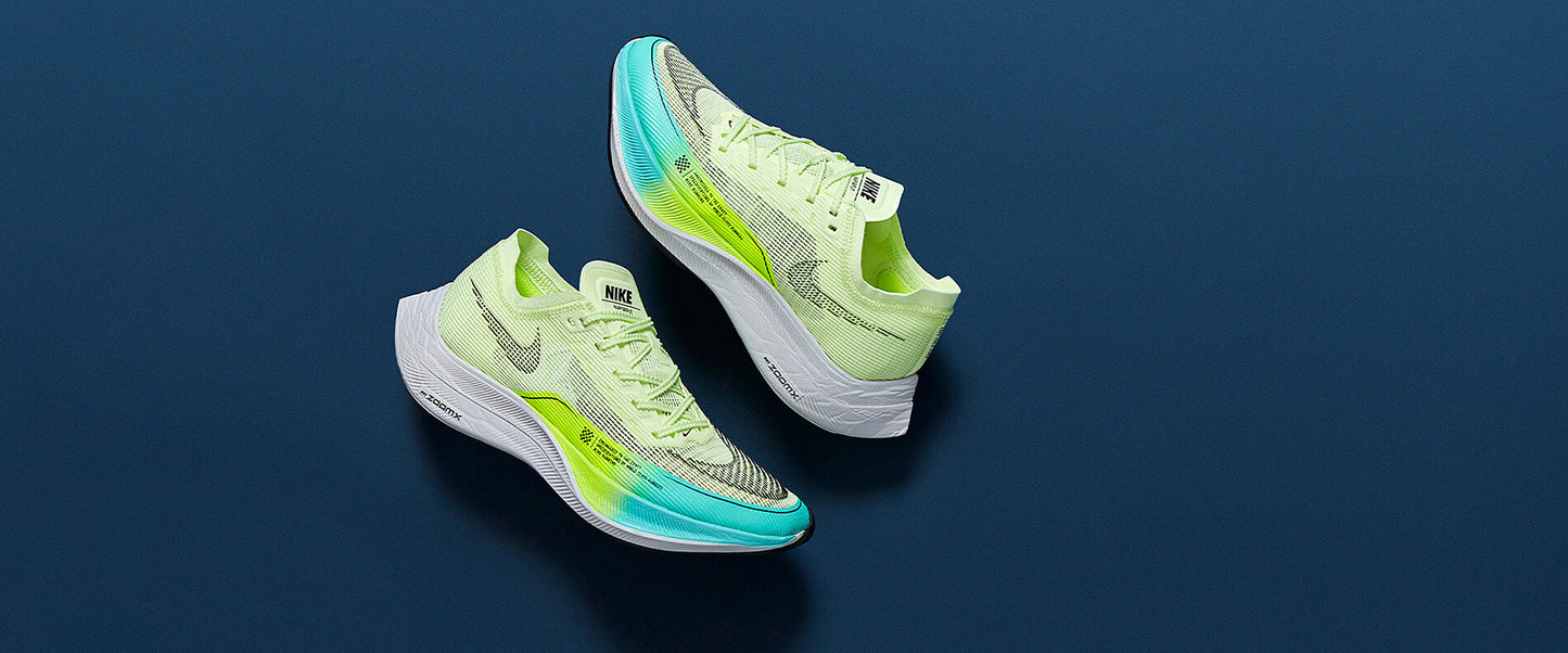 Nike Womens ZoomX Vaporfly Next Percent 2 - Barely Volt/Black-Dynamic Turq