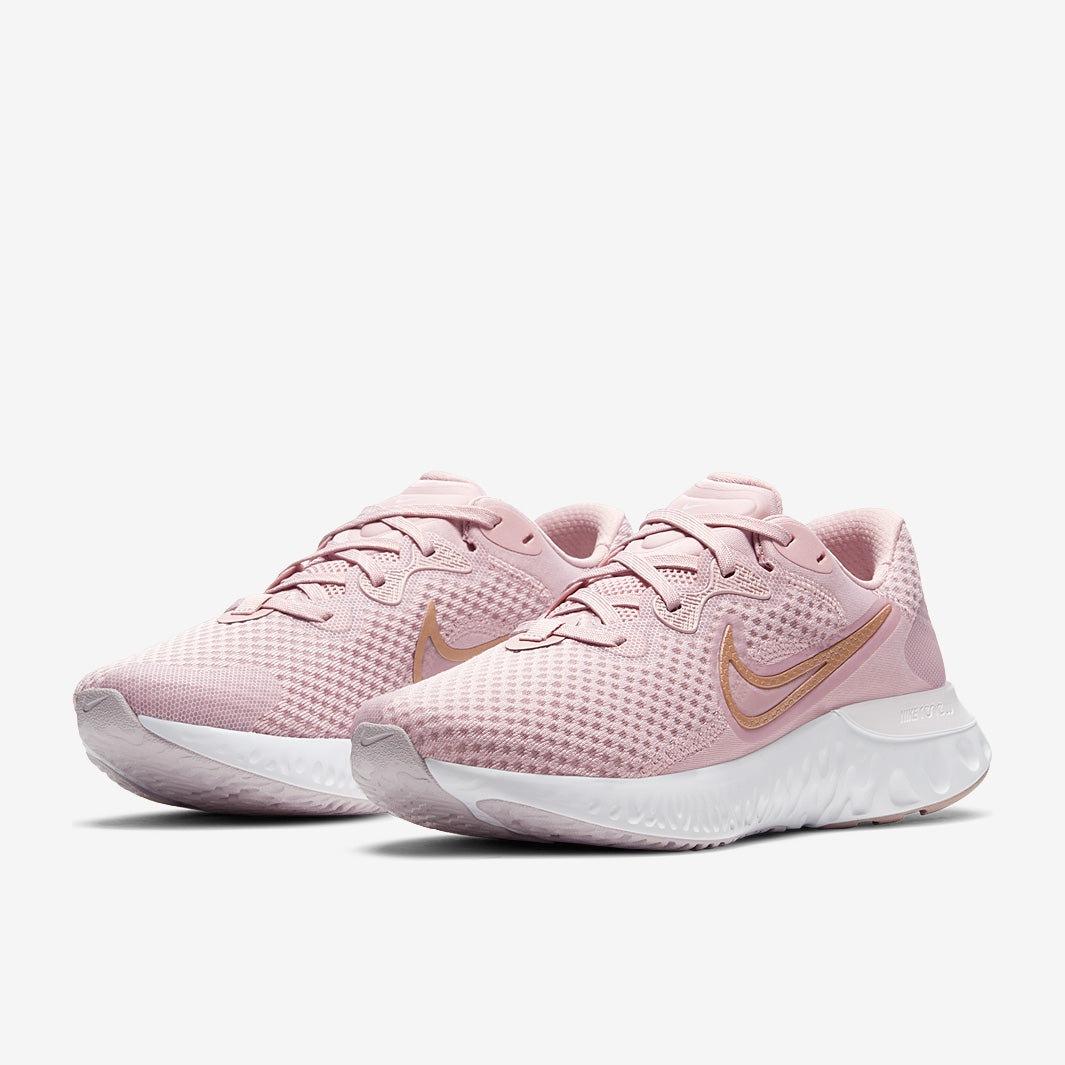 Nike Womens Renew Run 2 - Champagne/Mtlc Red Bronze