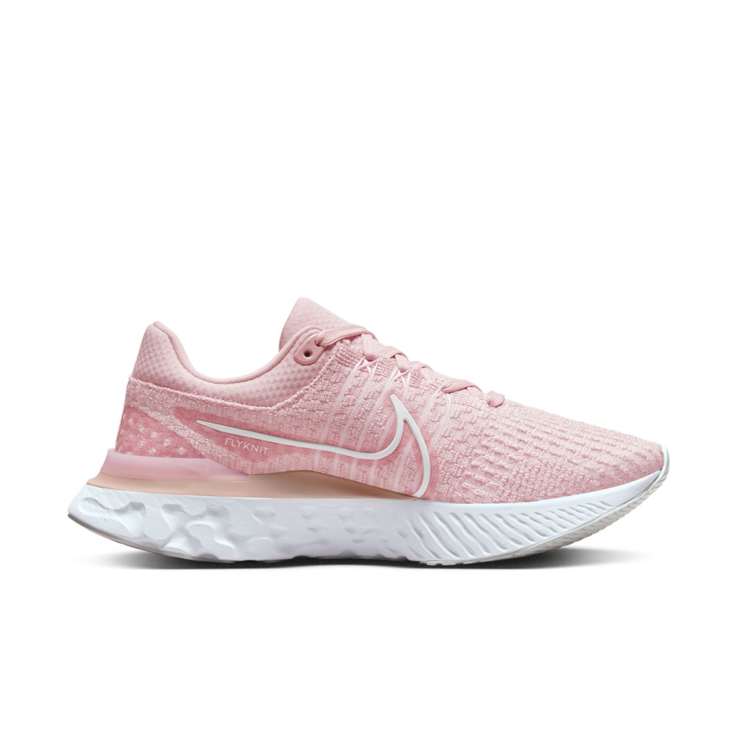 Nike Womens React Infinity Run Flyknit 3 - Pink Glaze/White-Pink Foam