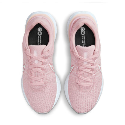 Nike Womens React Infinity Run Flyknit 3 - Pink Glaze/White-Pink Foam