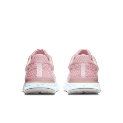 Nike Womens React Infinity Run Flyknit 3 - Pink Glaze/White-Pink Foam