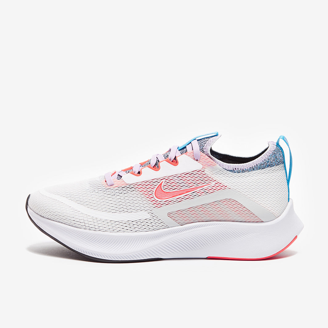 Nike Womens Zoom Fly 4 - White/Team Orange-Lilac