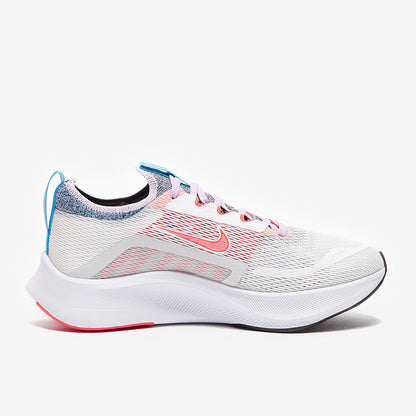 Nike Womens Zoom Fly 4 - White/Team Orange-Lilac