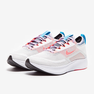 Nike Womens Zoom Fly 4 - White/Team Orange-Lilac
