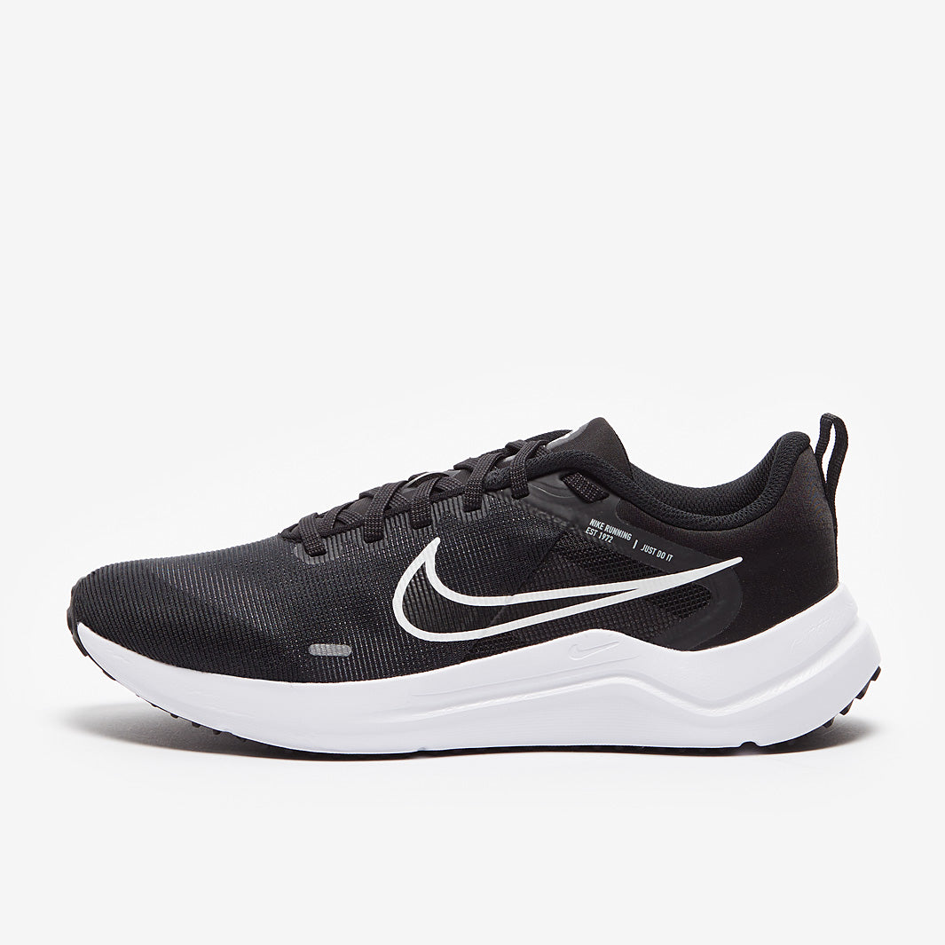 Nike Womens Downshifter 12 - Black/White-Smoke Grey